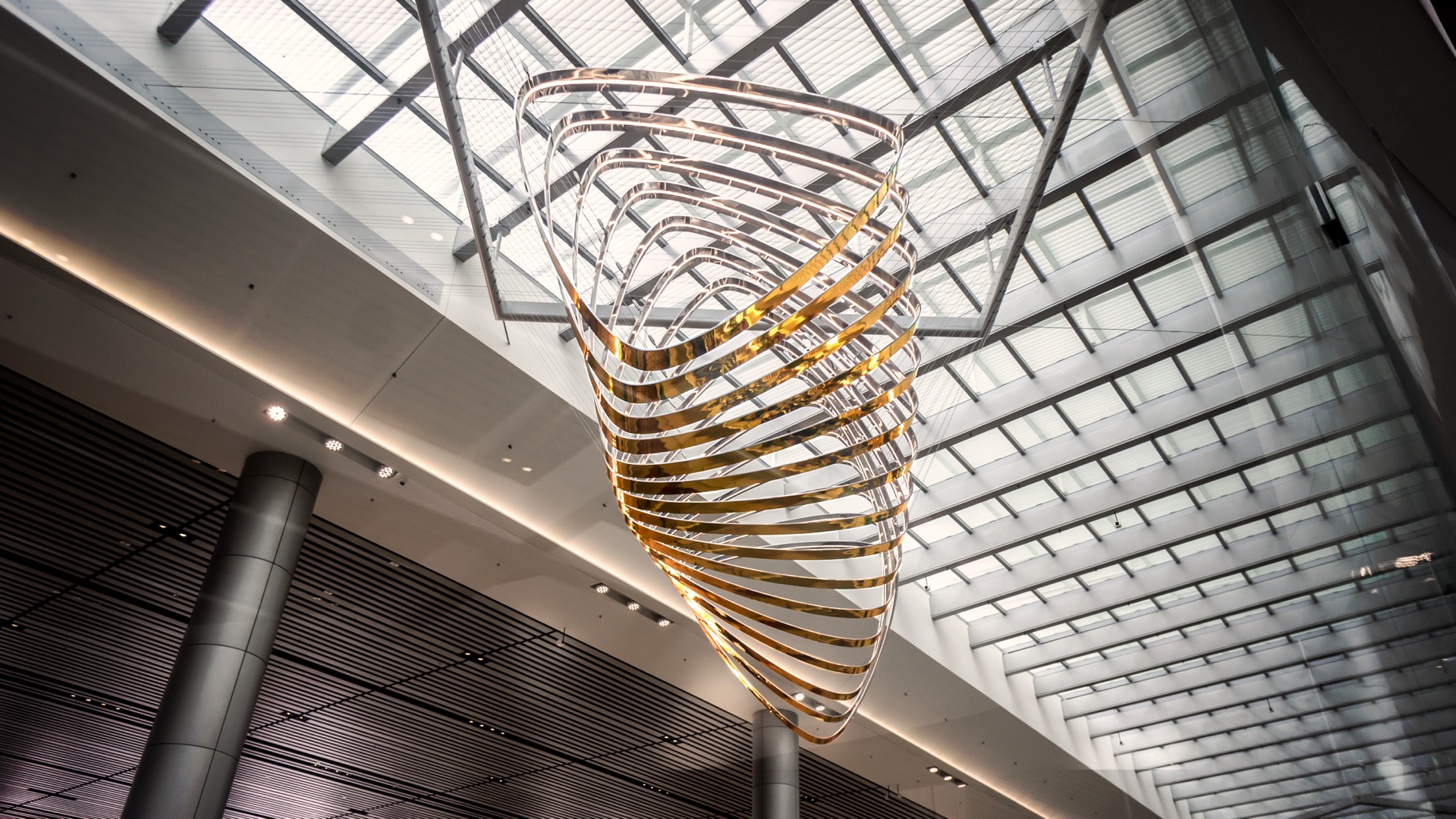 Petalclouds element in spiral formation